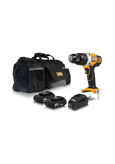 Jcb 21-18CD - 18 V 4.0 AH Çift Akülü Darbeli Matkap