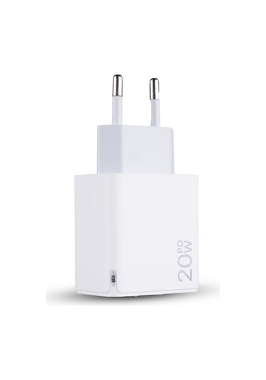 Ad88 20w Çift Usb Şarj Adaptörü - Hızlı Şarj Cihazı Beyaz