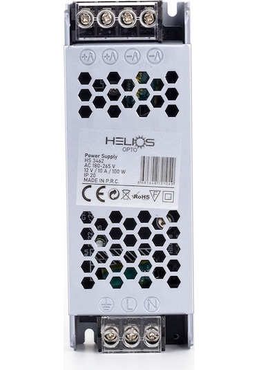 Helios  Hs 3462 Opto Ultra Plus Slim 10A 100W 12V Led Trafosu