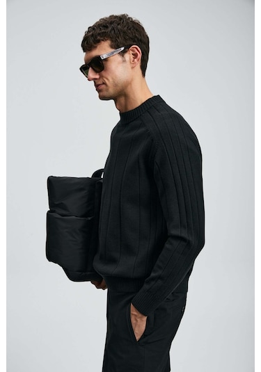 Lufian Grand Siyah Erkek Kazak 112090165 Siyah