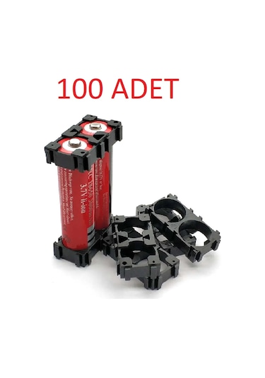 2'li Holder 18650 Pil Tutucu 100 ADET