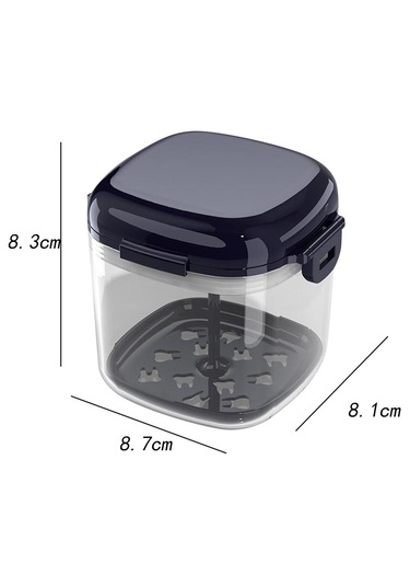 Dolıty Yaşlı Hediye Için Süzgeç Sepeti Protez Kupası Siyah