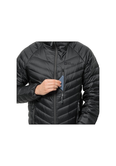 Jack Wolfskin PASSAMANI DOWN HOODY M Antrasit