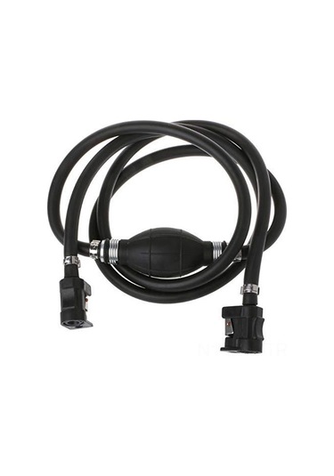 Lemestar Motosiklet Motoru Yakıt Tankı Bağlantı Seti - 8mm Siyah Kauçuk Hortum Toplam Uzunluk 2.1m, Ağırlık 365g