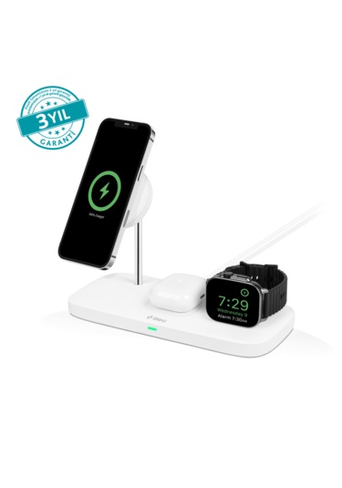 Ttec Aircharger Trio Up Magsafe Uyumlu 3ü 1 Arada İphone Uyumlu +