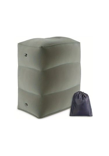 Elmpaly Ayarlanabilir Yükseklikte Şişme Ayaklık Deep Grey Seyahat Ve Ofis İçin Taşınabilir