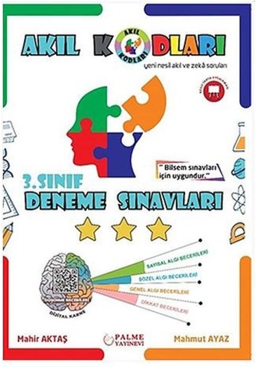 3. Sınıf Akıl Kodları Deneme Sınavları  -  Mahir Aktaş  -  Palme Eğitim