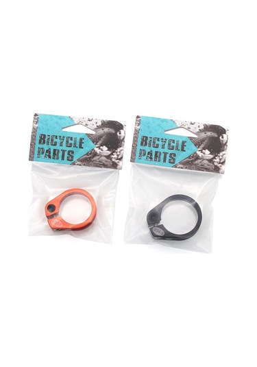 Sones Dağ Yolu Bisikleti Alüminyum Kilitli Sele Borusu Kelepçeleri Sele Borusu Kelepçe Halkası Bağlantı Parçaları 31,8 Mm Kırmızı