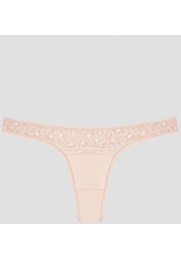 Joyful Spring Dantel Detaylı 3lü Tanga Külot Çok Renkli