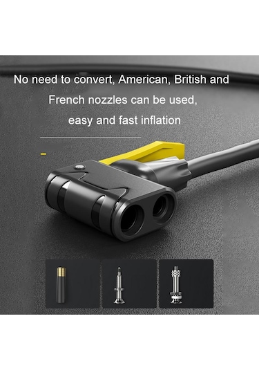 Sones Phoenıx Mini Taşınabilir Pedal Bisiklet Yüksek Basınçlı Hava Pompası Çift Pompa