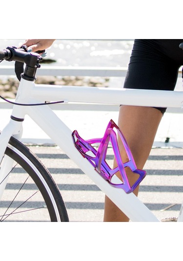 Suntek Bisiklet Su Şişesi Tutucu Ultralight Mavi-menekşe Mavi Menekşe Mavi - Menekşe