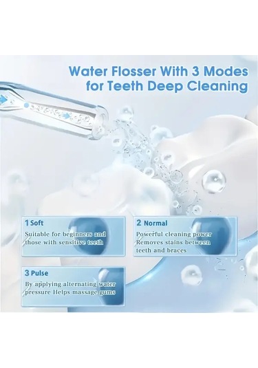 Willowhaven Yeşil Elektrikli Su Diş İpi: 360 Dönen Başlık, Şarj Edilebilir, Seyahat Dostu