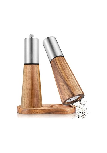 Dancemonkey Pratik Mutfak Paslanmaz Çelik Karabiber Öğütücü-kahverengi Kahverengi