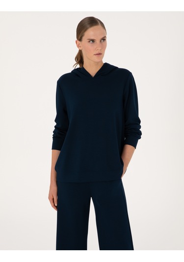 Pierre Cardin Kadın Lacivert Sweatshirt 50314972-vr033 Lacivert