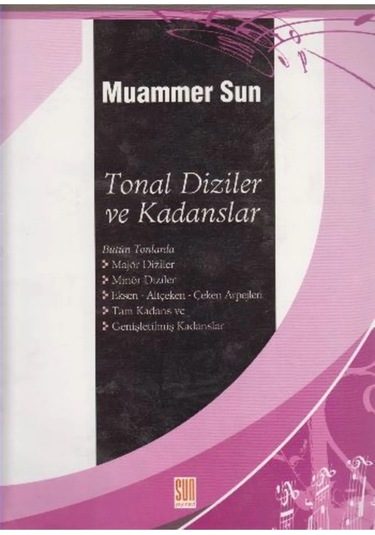 Tonal Diziler Ve Kadanslar Muammer Sun - 9045552438070