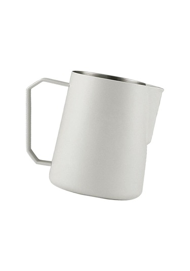 Suntek Latte Art Cafetiere Cappuccino White Için Buğulanmış Süt Sürahisi Buhar Sürahisi 600ml