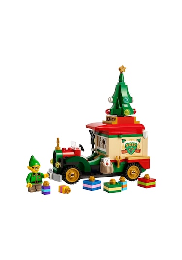 LEGO® Noel Baba’nın Dağıtım Kamyonu 40746 -8 Yaş ve Üzeri Çocuklar için Yılbaşı Hediyesi ve Elf Minifigürü İçeren Oyuncak Yapım Seti (224P)