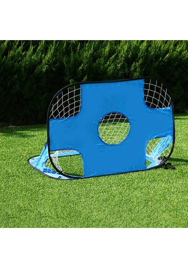 Homyl Çocuklar Futbol Kalesi Kale Çerçevesi Kolay Katlanır Açık Mavi