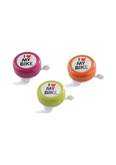 Plus I Love My Bike Metal Sağlam Bisiklet Zili