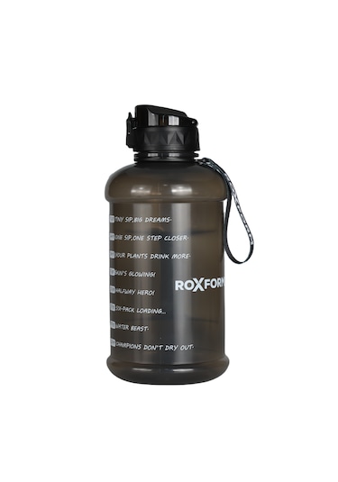 Roxform 2200 Ml Lacivert Siyah Premium Suluk Matara Bpa & Bps İçermez, Kılıflı Ve Sızdırmaz Siyah, Lacivert Kılıf