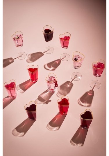 Karaca  Love Pipetli Kokteyl Bardağı Şeffaf 200 ml