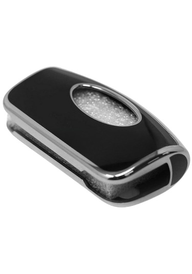 Ford Focus Mk2 Fiesta C-max Courier Mondeo Courier Ecosport B-max 3 Buton Nano Anahtar Kılıfı Siyah