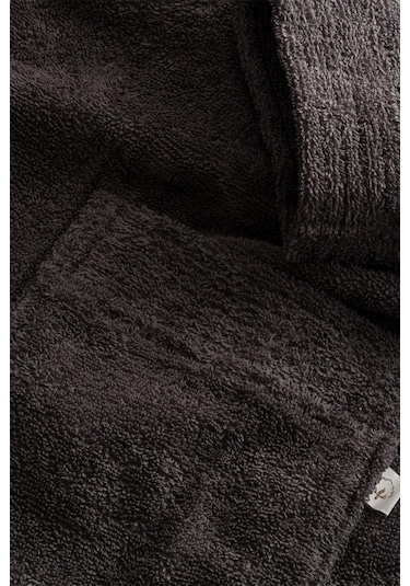 Ecocotton Yeni Ecosoft Antrasit %100 Organik Pamuk Erkek Bornoz Xxl Antrasit