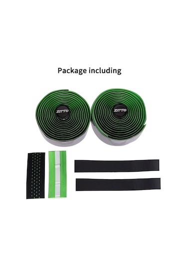 Kosona Ztto Kamyon Bisikleti El Tutucu Bandı, Kaymazsız Pu Deri, Nefes Alıcı, Ter Emici, Silikonlu, 3mm Şok Emici, 2 Adet, Kırmızı Kırmızı