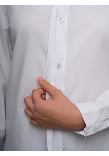 Chick Night Klasik Beyaz Okul Gömleğ 420352476 Beyaz