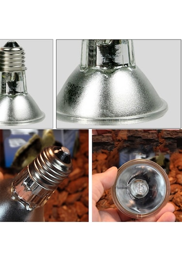 Nomo Sürüngen Büyük Uvb3.0 Basking Isıtma Lambası Kaplumbağa Tankı Güneş Enerjili Isıtma Lambası, Özellikler: 50w