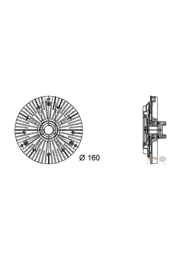 Fanex 2132514 - Fan Termıgı Bmw M41 M51 E30 E34 E36 Td Tds