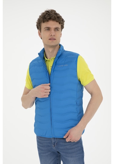 U.s. Polo Assn. Erkek Saks Yelek Dokuma 50280831-vr045 Mavi Mavi U.s. Polo Assn. Erkek Saks Yelek Dokuma 50280831-vr045 Mavi Mavi