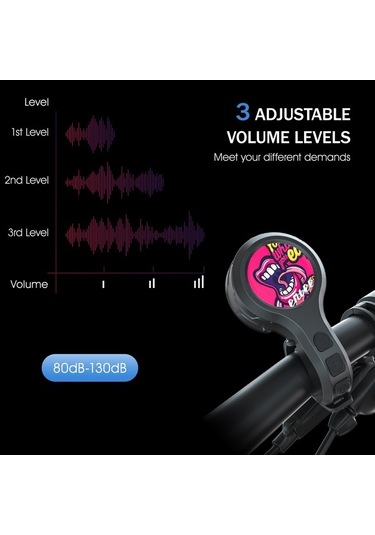 Artfulabode Yol Scooter Renkli Kornası Hırsızlığa Karşı Gidon Elektrikli Dağ Bisikletleri İçin Jv Çok Renkli