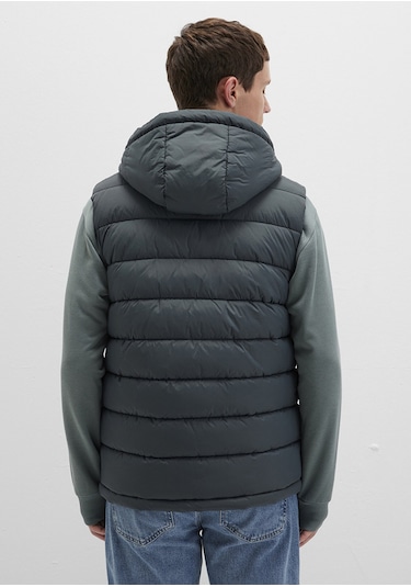 Mavi - Kapüşonlu Yeşil Şişme Yelek 0110604-71598 Yeşil