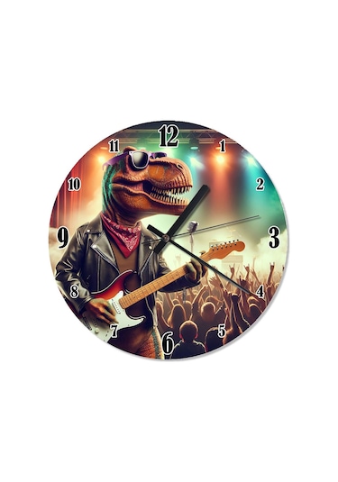 Rockstar Dinazor Akarlı Duvar Saati