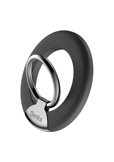 Benks L42 Magnetik Telefon Yüzük Tutucu Aparat ZORE-220192 Beyaz