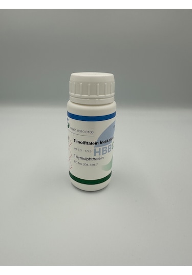 Timolftalein İndikatör Çözeltisi 50 Ml