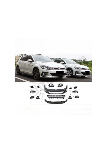 VW GOLF 7 2013-2017 UYUMLU 7.5 PLASTİK BOYASIZ GTİ ÖN TAMPON