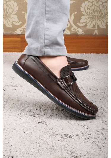 Ducavelli Gela Hakiki Deri Erkek Günlük Ayakkabı Loafer Ayakkabı
