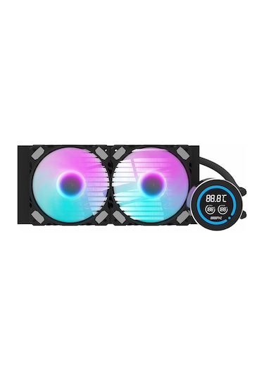 Aigo Dn240d Argb 240mm Am5/1700p Siyah İşlemci Sıvı Soğutucu