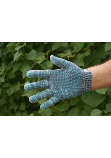 Reblaze Pamuklu Termal Eldivenler, Pvc Kaplamalı 4 İplik, 10 Cm İş Eldiveni, 20 Çift 91153651