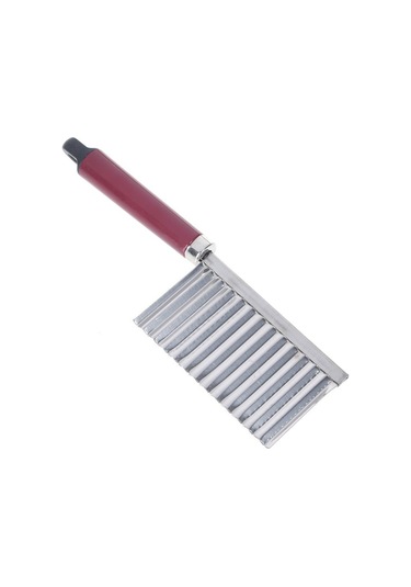 Patates Dalgalanma Bıçak Buruşuk Kesici Dalgalı Chopper Gümüş Gümüş