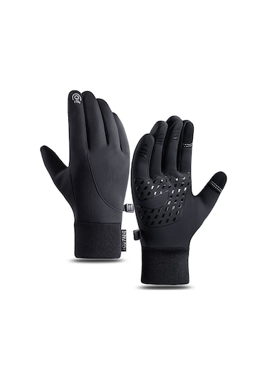 Konesam Kışın Sıcak Tutan, Dokunmatik Uyumlu Su Geçirmez Motosiklet Eldiveni Q802