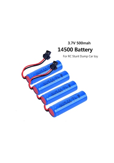 3.7v 14500 Lion 4 Adet Oyuncak Pili Siyah Soketli Ve Usb Şarj Cih