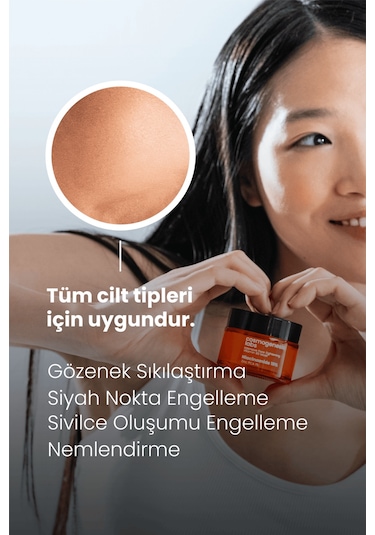 Cosmogenesis Labs %10 Niacinamide Krem Maske 50ml – Durulanan Yüz Maskesi Gözenek Sıkılaştırıcı Sivilce Karşıtı Vegan