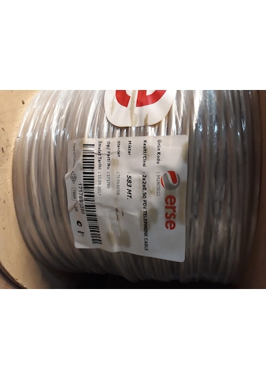 2*2*0,50 PDV TELEFON KABLOSU 500 MT