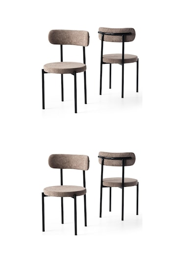 Alfa Metal Mutfak Sandalyesi 4 Lü Set 001