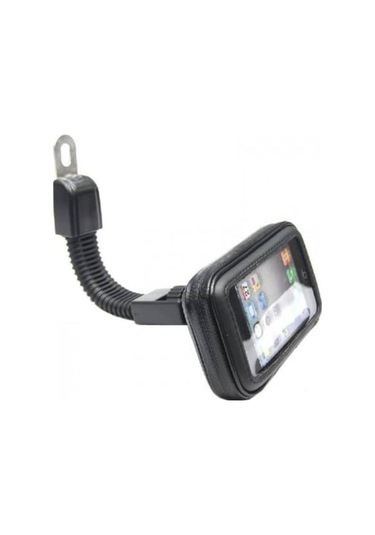 Zyzqstore Motorsiklet Su Geçirmez Telefon Kılıfı - 7 Inç Xl Telefon Tutucu Siyah