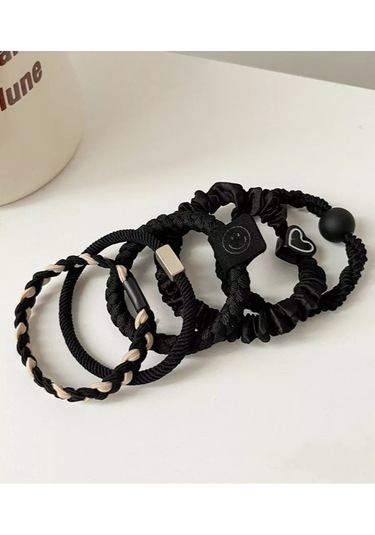 Mını Shop Msk Saç Lastikleri Seti 10 Adet 173789869 Siyah