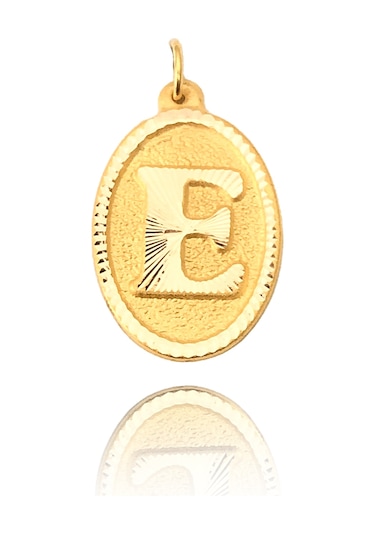 Enderun Kuyumculuk 14 Ayar Altın E Harf Kolye Ucu